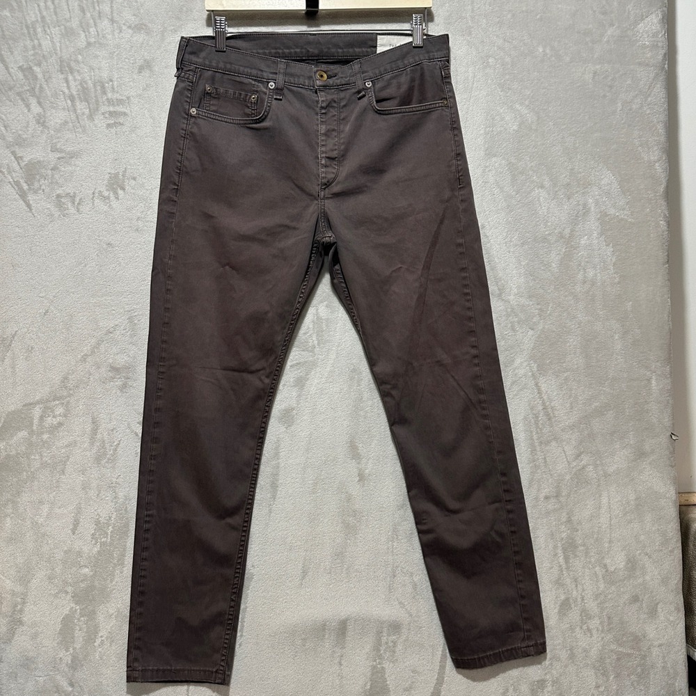 Rag & Bone Fit 2 Slim Grey Pants Mens 33 M1223D017GRE